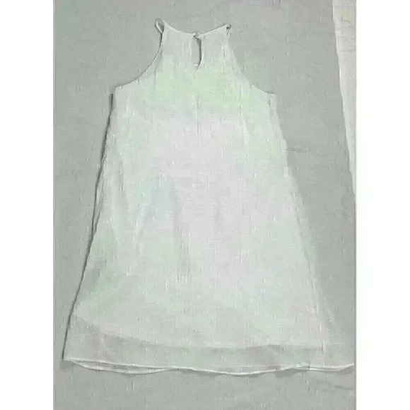 A Byer Womens M White Embroidered Halter Midi Dress Sleeveless Boho Cottagecore - Picture 12 of 12